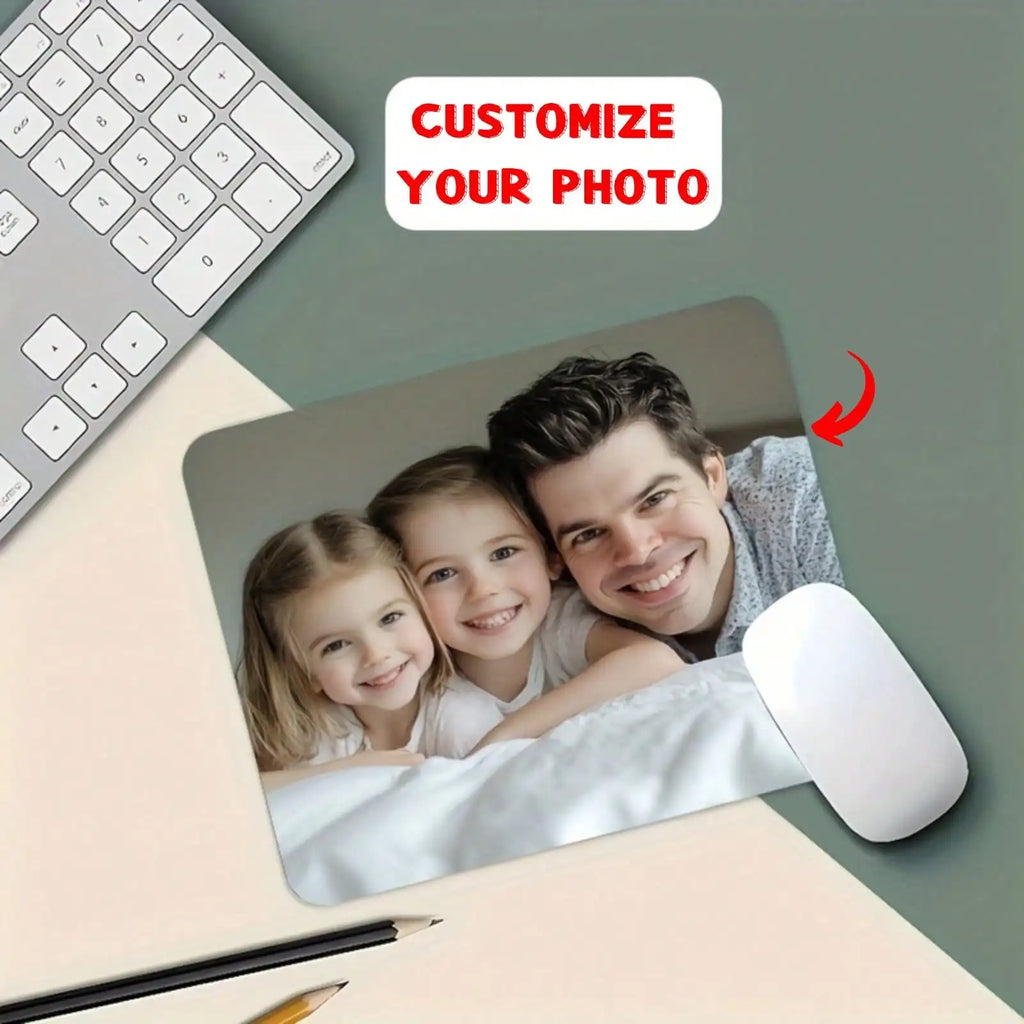 Custom Mouse Pad Personalized Pictures Text Logos Design Small Square Rubber Anti-slip Mousepads Office Game DIY Decor Desk Mats