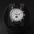 Sugess Chronograph ST1908 Movement Vintage Leather Watch Hand Winding Mechanical 59 Wheels Genuine Moonphase Calendar
