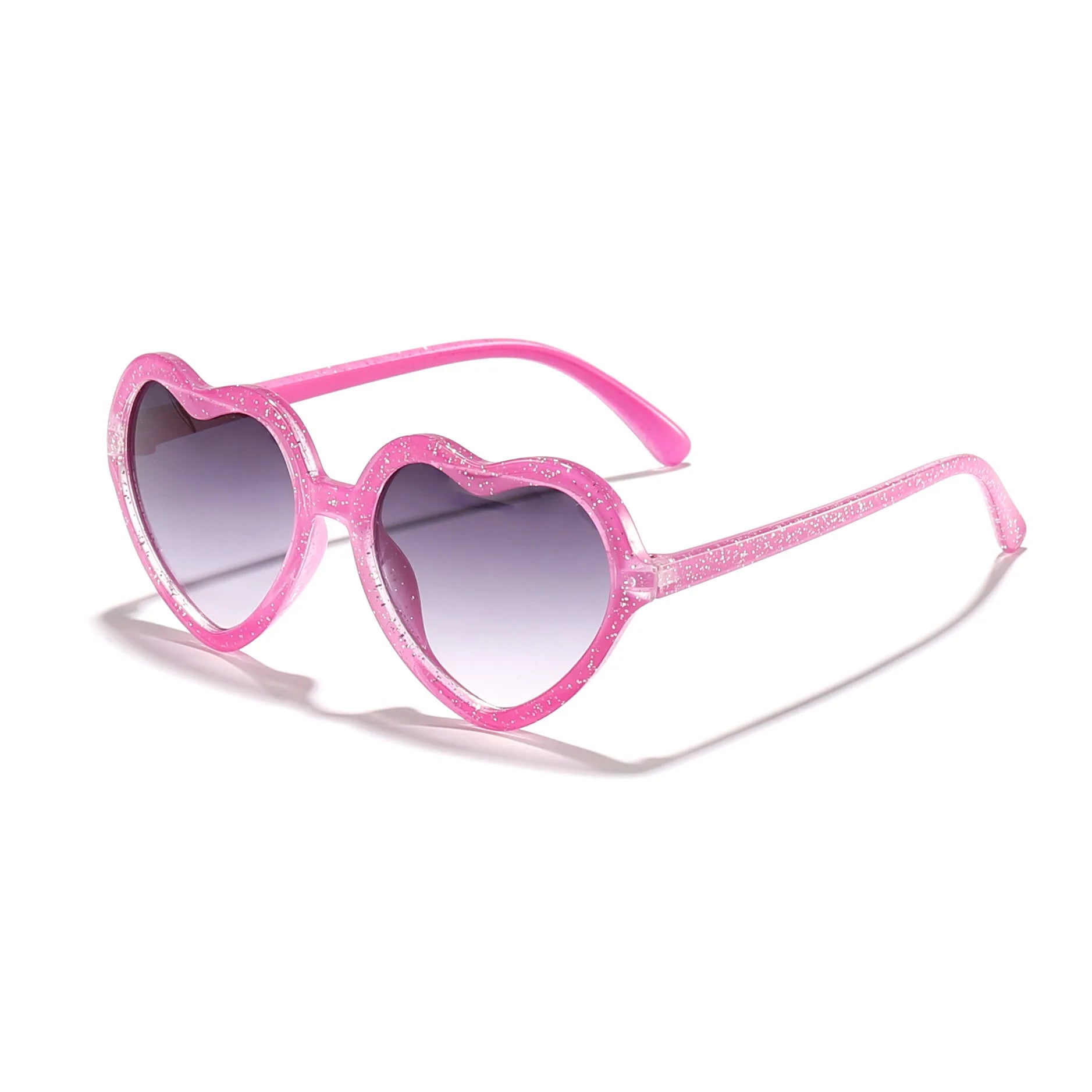 Stylish Kids Heart Sunglasses Large Frame Cute Eyewear For Boys Girls Baby Toddler 0-12 Years UV400 Protection Outdoor Shades