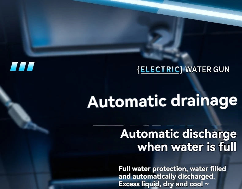 Summer High Pressure Electric Water Gun, Automatic Water For Outdoor Pool, Multiple People Fighting Games Water Toys