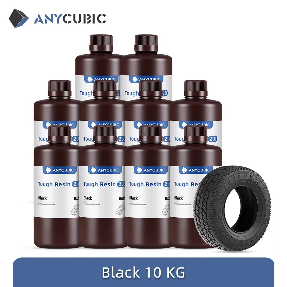 Anycubic Flexible Tough Resin 2.0 10KG LCD 3D Printing Material High Toughness 3D Printer UV Resin For Photon Mono X Photon S