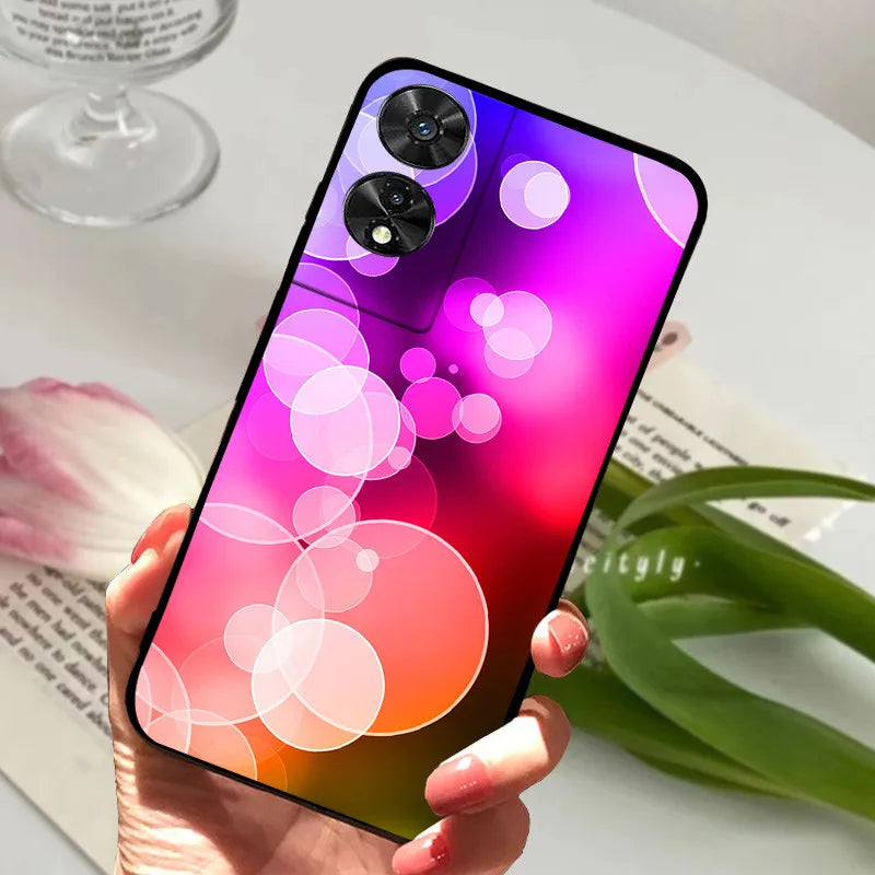 For TCL 505 Case TCL 50 SE / 50 5G Silicone Shockproof Soft Phone Cover for TCL 505 Case Funda Cute TPU Coque Protective Shell