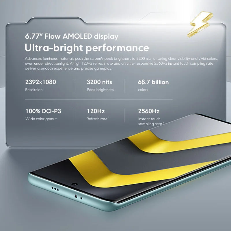 Global version POCO M8 Snapdragon® 6 Gen3 NFC 6.77" Flow AMOLED display 50MP main camera smartphone 45W turbo charging 5520mAh