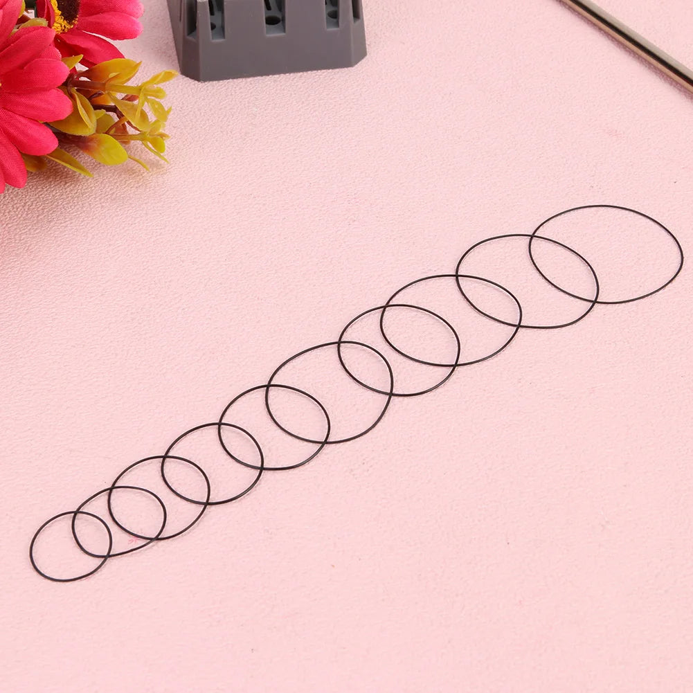 200pcs Waterproof 0.5mm/0.6mm/0.7mm O-Ring Watch Back Seal Cover Mini Rubber Washer O-Ring Watch Gaskets Watch Repair Tools