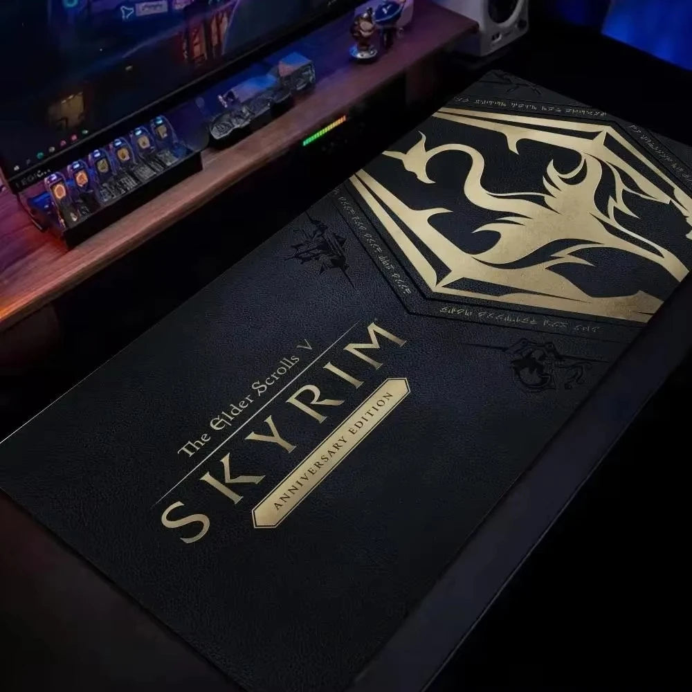 SKYRIM GAMEs Mouse Pad MousePad 900x400 Gaming Accessories Deskmat Desk Mat Game Mats Mause Office Pads Pc Xxl Large
