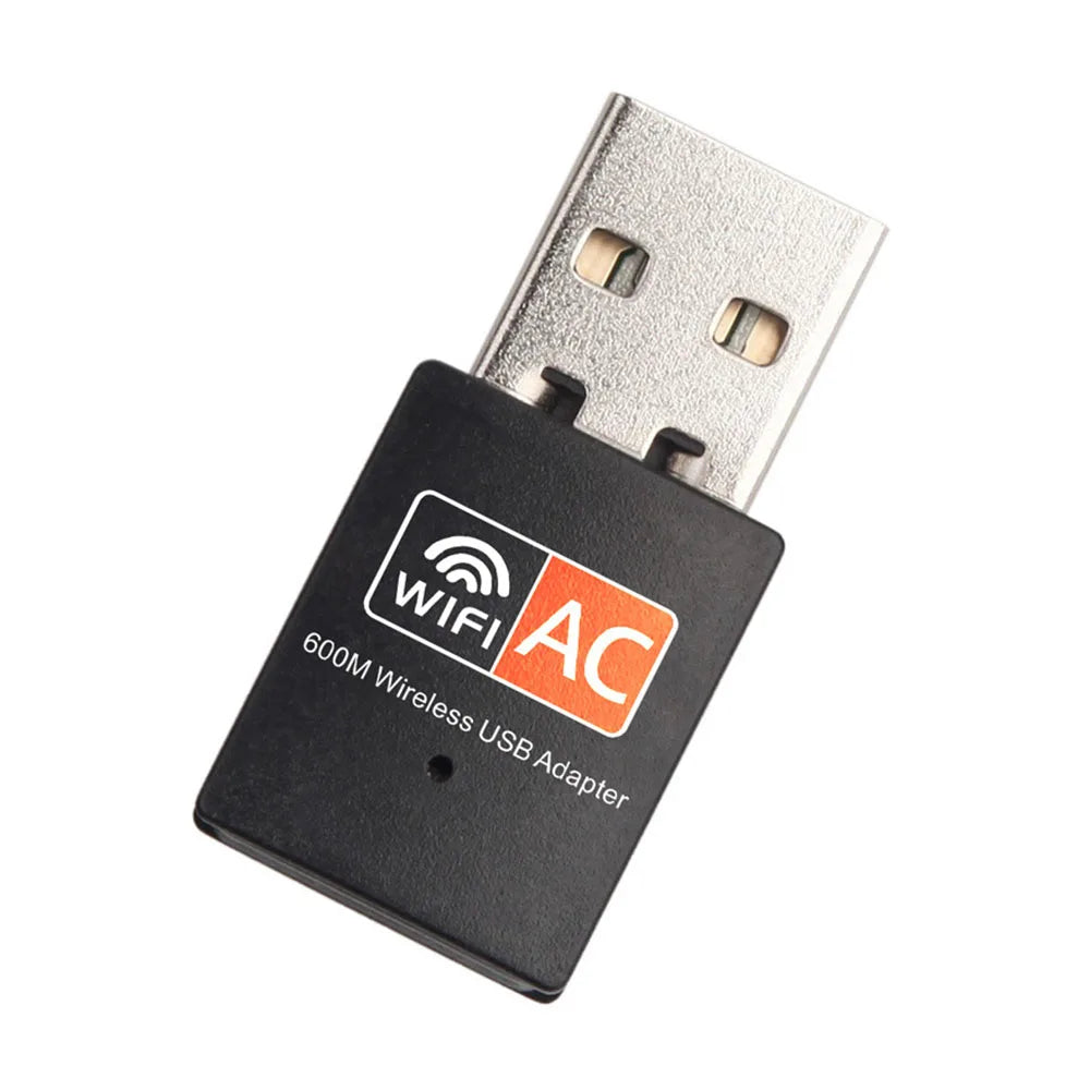 USB WiFi Adapter 600Mbps 2.4G 5G WiFi Antenna Dual Band 802.11b/n/g/ac Mini Wireless Computer Network Card Receiver