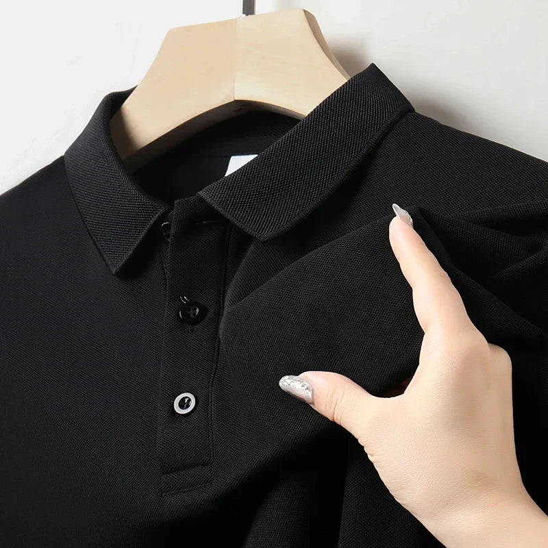 4XL High Quality Breathable Men Women Polo Shirts Casual Solid Color Short Sleeve Soft T-Shirt Oversize Gift Couple T-Shirt Tees