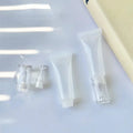 1pc 10/15ml Cosmetic Soft Tubes Hyaluronic Acid Dropper Empty Bottle Sunscreen Cream Lotion Liquid Foundation Refillable Bottles