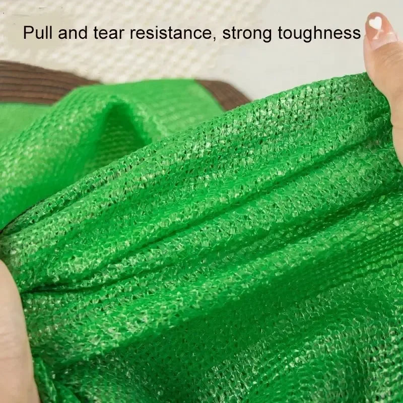 HDPE UV Protection Shade Net: Beige Sunscreen Mesh Fabric for Plant Shed, Outdoor Garden Sunshade & Patio Cover