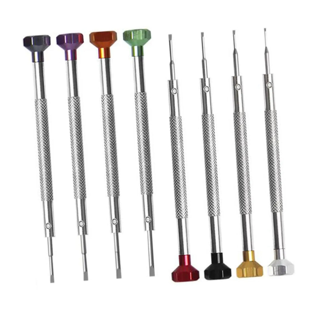 8 Pieces Watchmakers Screwdrivers Small Screwdriver Set for Glasses Cameras