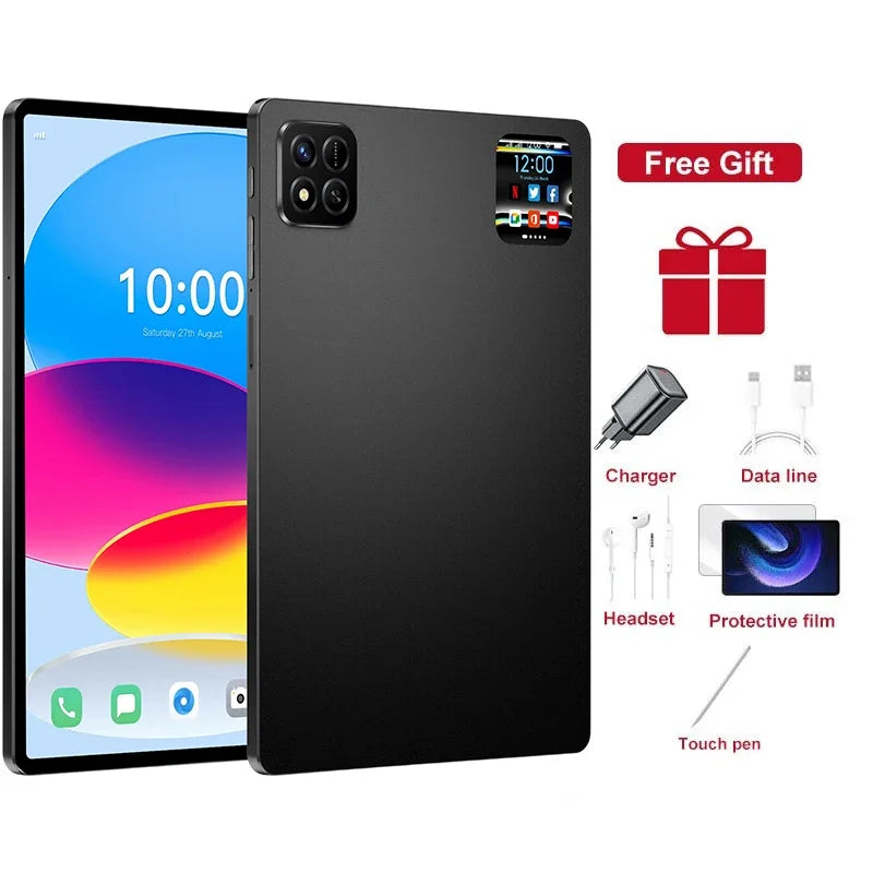 Upgraded Pad 7 Pro Global Version Tablet Android 15 Game Tab 22GB+2TB 10000mAh WiFi GPS 5G Dual SIM 10.1 Inch Kids Tablet PC