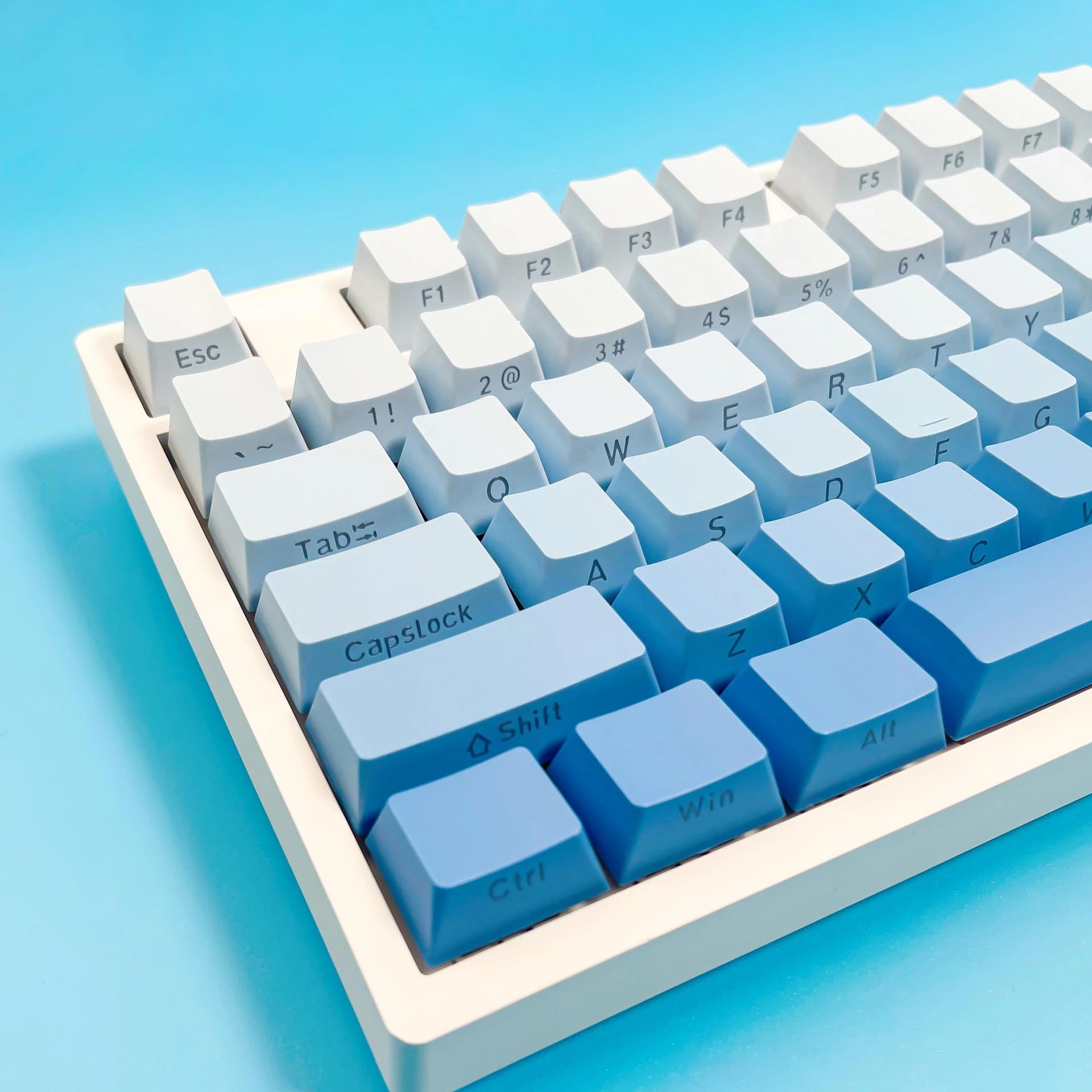 Gradient Keycaps 134 Keys OEM Profile PBT Double Shot Keycap For MX Switch Gaming Mechanical Keyboard Side Printed RGB Key Caps