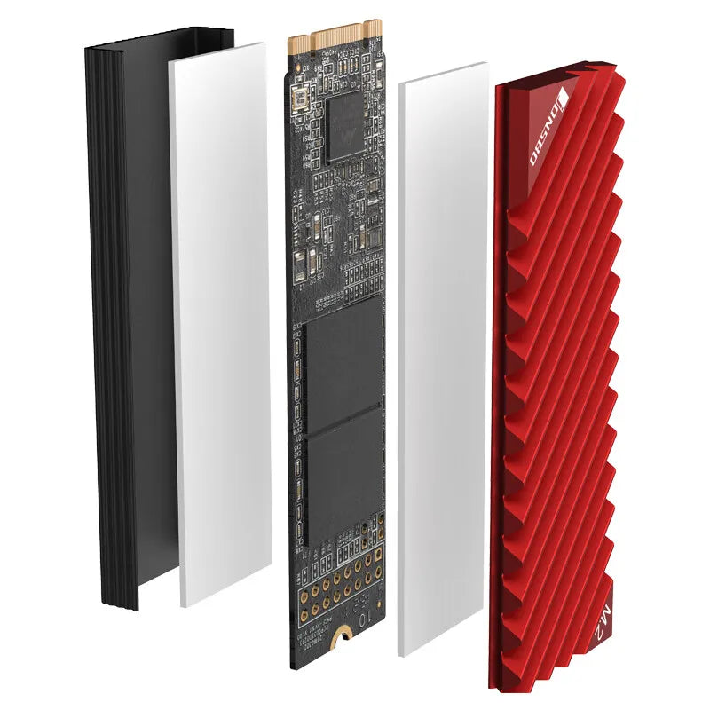 Jonsbo M.2 2280 Solid State Hard Disk Aluminum Heatsink SSD NVMe Heat Sink with Thermal Pad PC Accessories