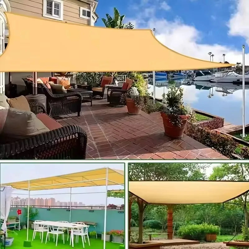 2x2m/2x4m Black Sun Shade Net Beige Shading Net UV Protection Plant Shed Outdoor Sunshade Mesh HDPE Sunscreen Fabric Sunshade