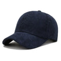 Breathable Unisex Corduroy Corduroy Baseball Cap Adjustable Baseball Hat Sunscreen Cap Women