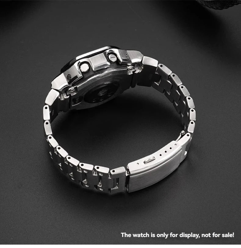For Casio SHOCK Heart Rate Square DW-H5600 DW H5600 Stainless Steel Case Men's Stainless Steel Watch Strap Bezel Watchband Shell