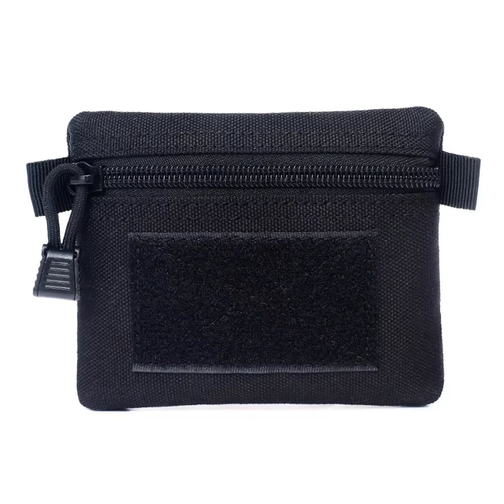 Outdoor Camping EDC Molle Wallet Waterproof Portable Travel Zipper Waist Pouch for Camping Hiking Hunting EDC Pouch