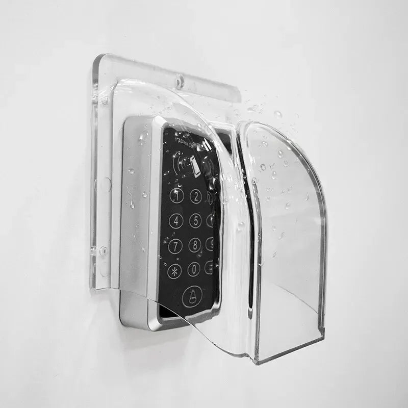 5YOA Durable Transparent Rain Cover For Access Control Attendance Machine Doorbell Switch Sunscreen Dustproof Waterproof Shell