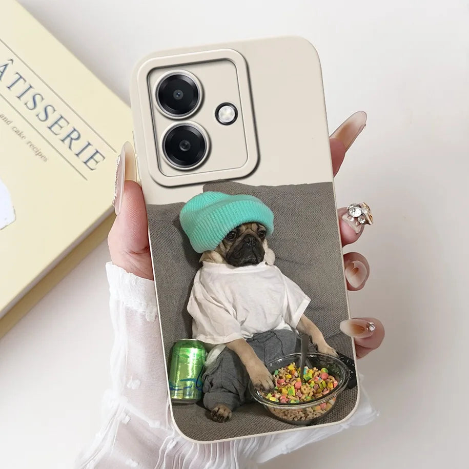 For Funda OPPO A3 A3x 4G Case 2024 Cute Panda Rabbit Soft Silicone Candy Painted Phone Covers For OPPO A40 5G OPPOA3 A 3x Bumper