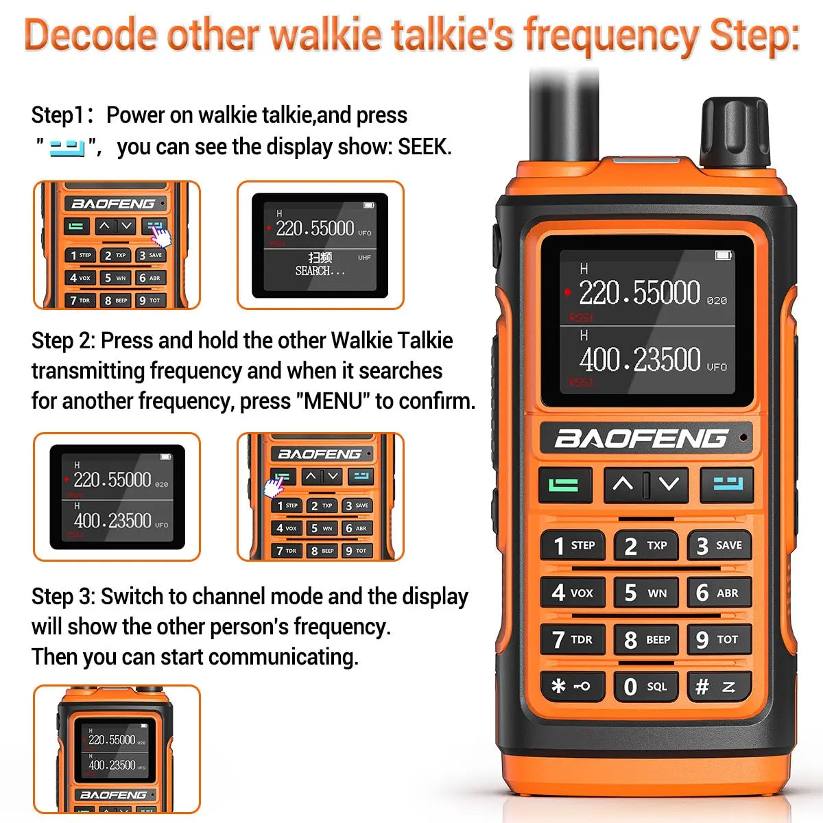 Baofeng UV 17 Pro Wireless Copy Frequency Walkie Talkie 16 KM Long Range Flashlight Type-C Charger Ham Radio UV 17 Pro L K5 5R