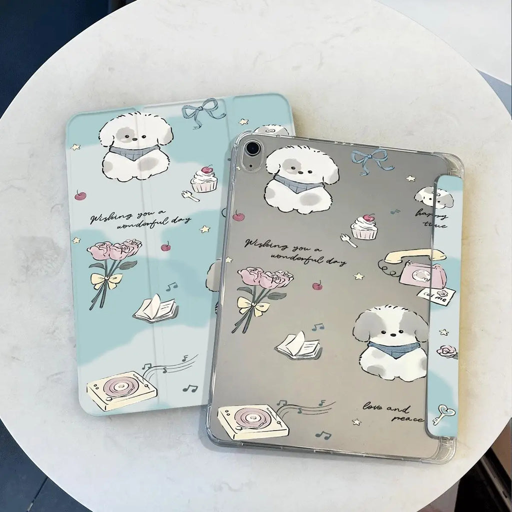 Protective Cover with Pen Slot for Ipad Mini 6 Case IPad 9.7 10.2 9th 8th 7th 6th 5th IPad 10th Generation Air 2/3 10.5 Funda