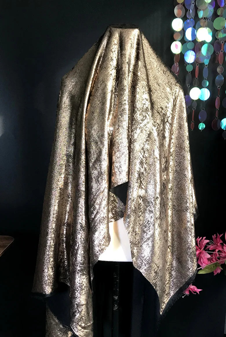 Soft Bronzing Velvet Fabric By The Meter for Dress Costumes Decoration Diy Sewing Designer Cloth Comfortable Glossy Black Blue
