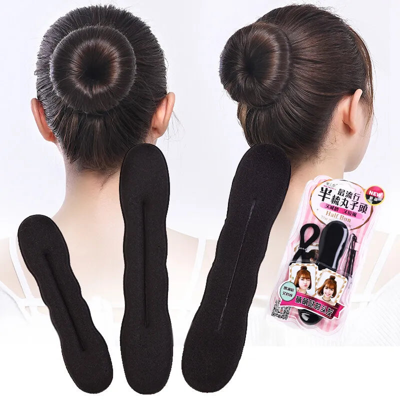 Hair Bun Formers Flower Bud Braiding Tool Magic Hair Styling Rod Easy Diy Updo Maker Hair Accessory For Women Girls Hairstyling