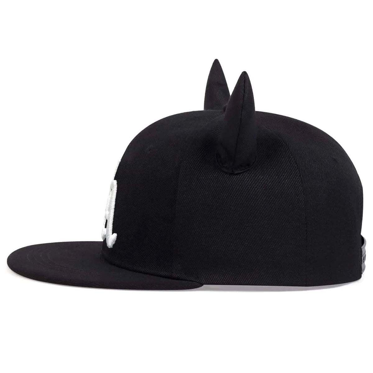 Unisex Personality Letter Embroidery Ox Horn Hip-hop Hats Outdoor Adjustable Casual Baseball Caps Sunscreen Hat