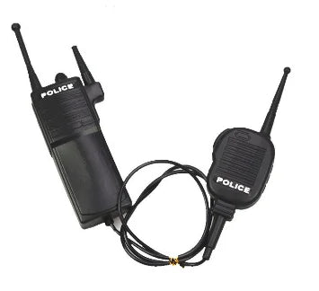 Police clothing accessories: badges, plastic walkie talkie props and other accessories  the ideal choice for dressing up parties