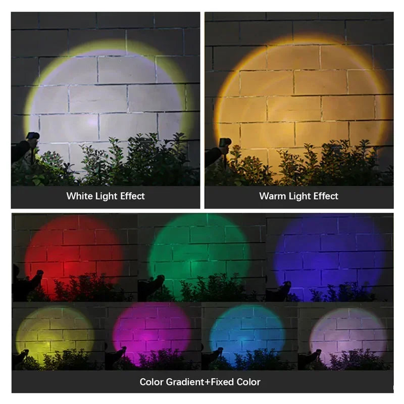 Solar LED Light 9 LED highlighted Spotlights,Outdoor IP65 Waterproof Lights,Brightness Adjustable for Garden Backyard Driveway