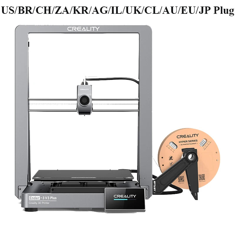 Creality Ender 3 V3 Plus 3D Printer Core XZ Motion System Direct 600mm/S Extruder Auto Load Filament  Auto Leveling