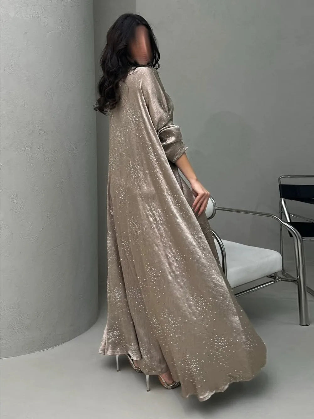 Eid Muslim Abaya Women Diamond Dress Party Night Ramadan Arab Dubai Dresses Kaftan Vestidos Largos Long Robe Jalabiya 2025
