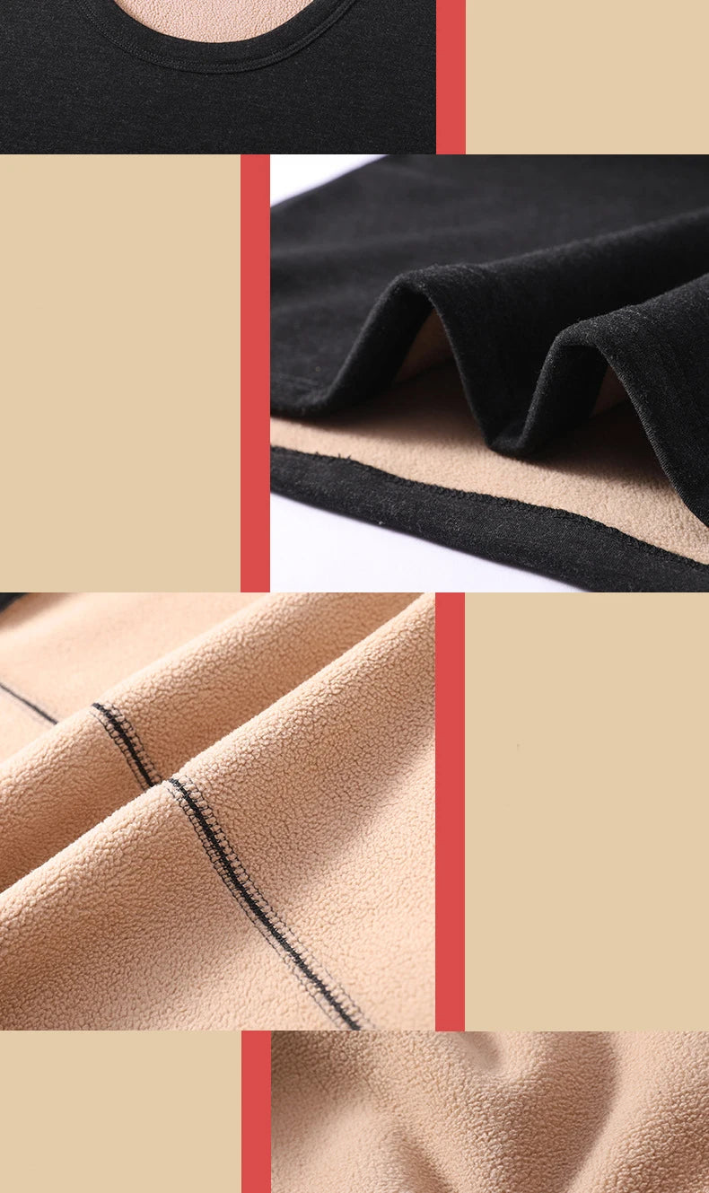 Winter Thermal Underwear Set Men Women Thickened Keep Warm for Cold Weather Long Sleeve Thermos Underwear Bottoming Top Pants