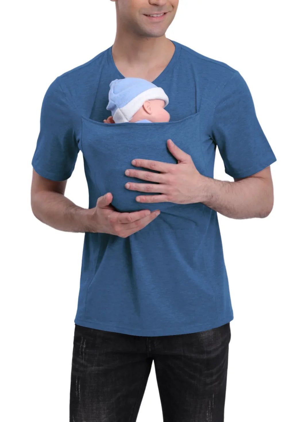 Summer Shirt Kangaroo Dad Mom Multifunctional Clothes Soothing Shirts T-Shirt Vest Parent-Child  tshirt