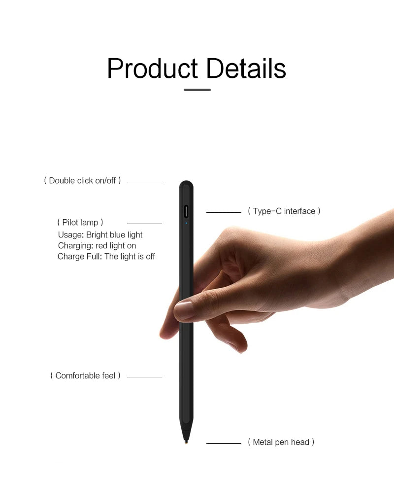 Stylus Pen For Lenovo Xiaoxin Pad 11 2025 Tab M11 M10 P11 Plus Pro Legion Y700 1st 2nd 3rd 4th 5th Gen Tablet Screen Touch Pen
