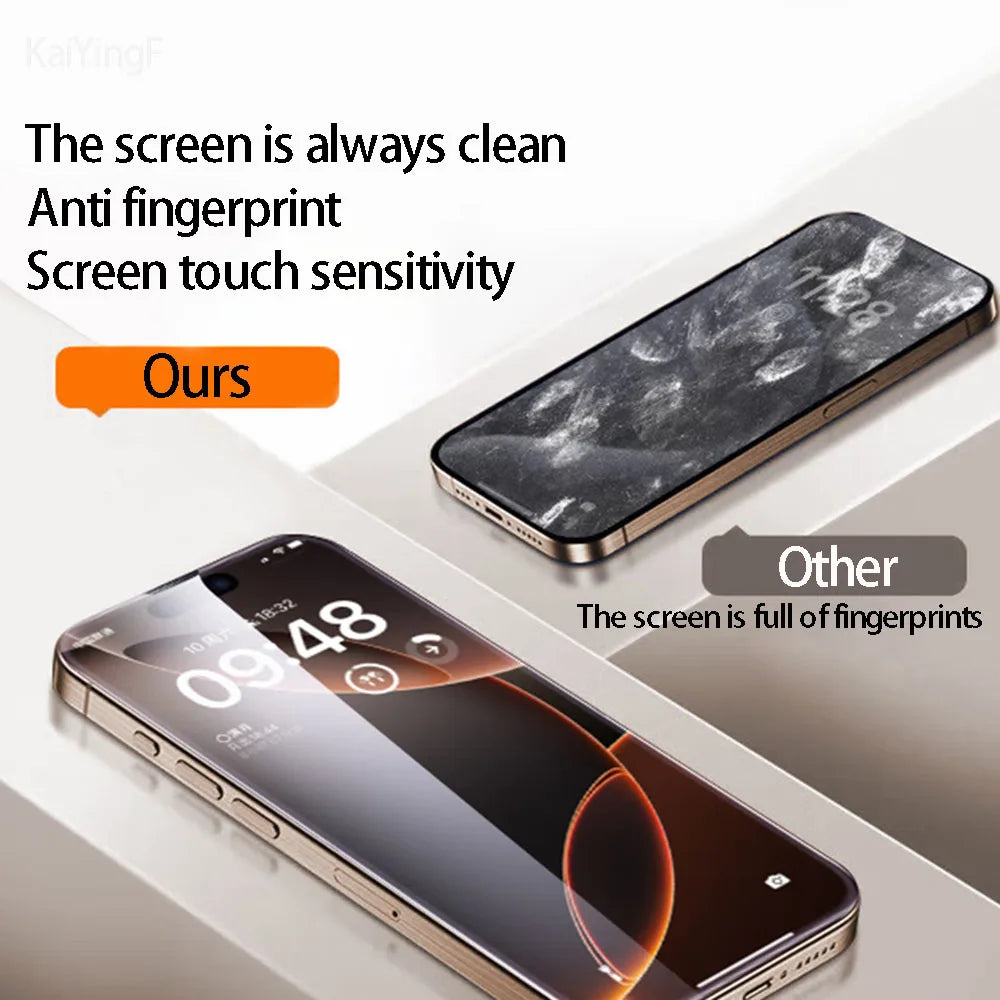 4Pcs Anti-Spy Tempered Glass For iPhone 16 15 14 13 12 11 Pro Max Screen Protector For iPhone XS Max XR Full Cover Privacy Glass