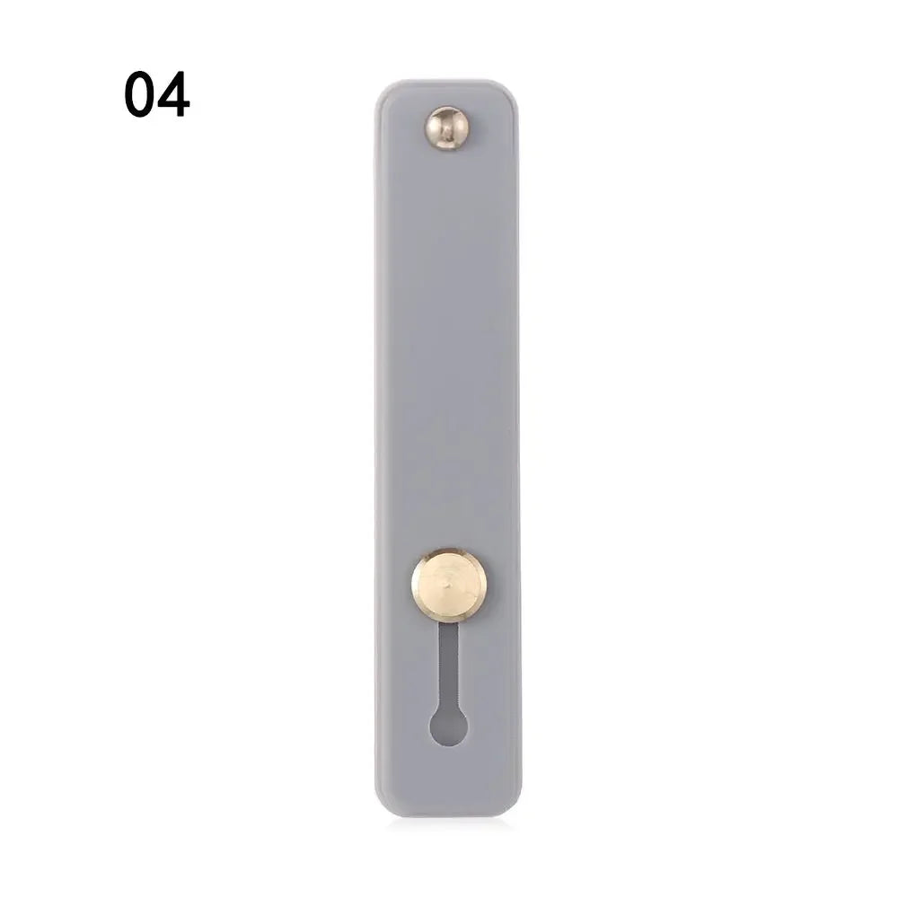 Fashion Phone Holder  Silicone Phone Hand Band Holder Finger Ring Push Pull Grip Stand Candy Color Bracket