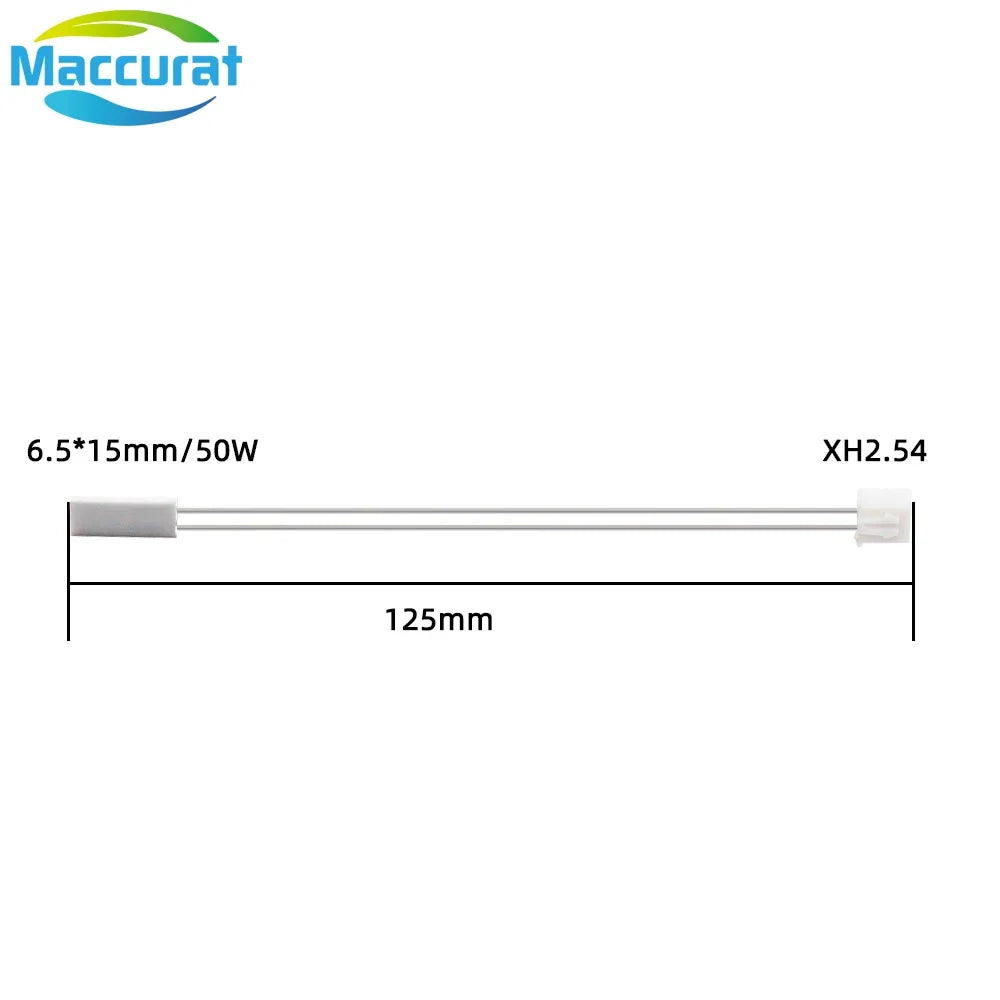 24V 60W Heating Tube For Bambu Lab P1P Thermistor P1S Ceramic Cartridge Heater for Bambulabs X1 X1-Carbon Thermistor