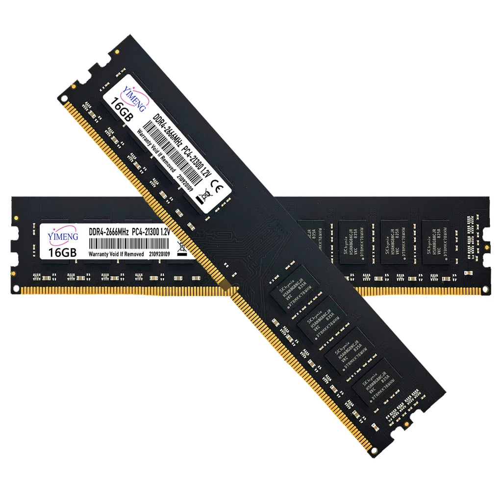 DDR4 4GB 8GB 16GB Desktop Memories Ram 2133 2400 2666 3200Mhz 288Pin PC4 17000 19200 21300 25600 1.2V Non-ECC DIMM Memory Ram