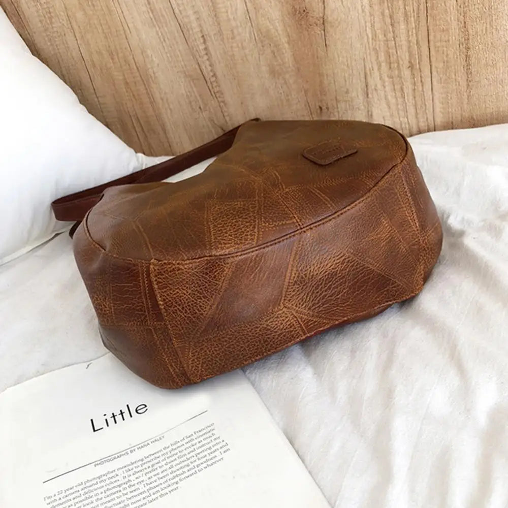 Women's Handbags Vintage Luxury Leather Shoulder Bag Designers Large Bag Modern Fashion Brand Female