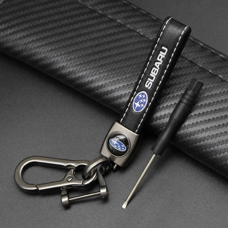 Car Styling Accessories Key Decoration Key Chain Metal Emblem Key Ring for Subaru WRX Impreza Impreza Forester Tribeca XV BRZ
