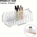 36-Grid Lipstick Display Stand, Desktop Cosmetic Storage Case, Multi-Purpose Holder for Cosmetics & Perfumes