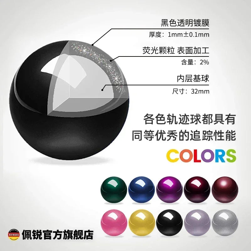 German Perixx303 Trackball 34mm SANWA 44/55mm Glossy High-precision 570ergo Drawing MouseBall Split Keyboard Trackball Accessory