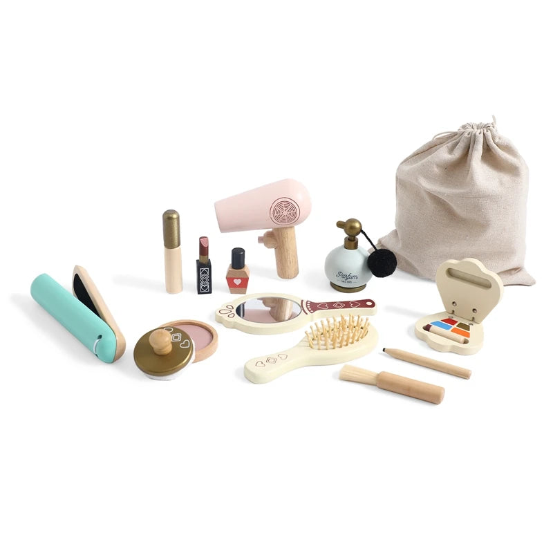 Simulation Cosmetics Set Kids Play House Toys Simulation Make up Lipstick Nail Paint Educational Toys Pretend Makeup Girls Game