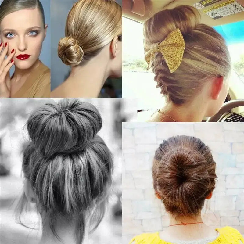 Hair Bun Formers Flower Bud Braiding Tool Magic Hair Styling Rod Easy Diy Updo Maker Hair Accessory For Women Girls Hairstyling