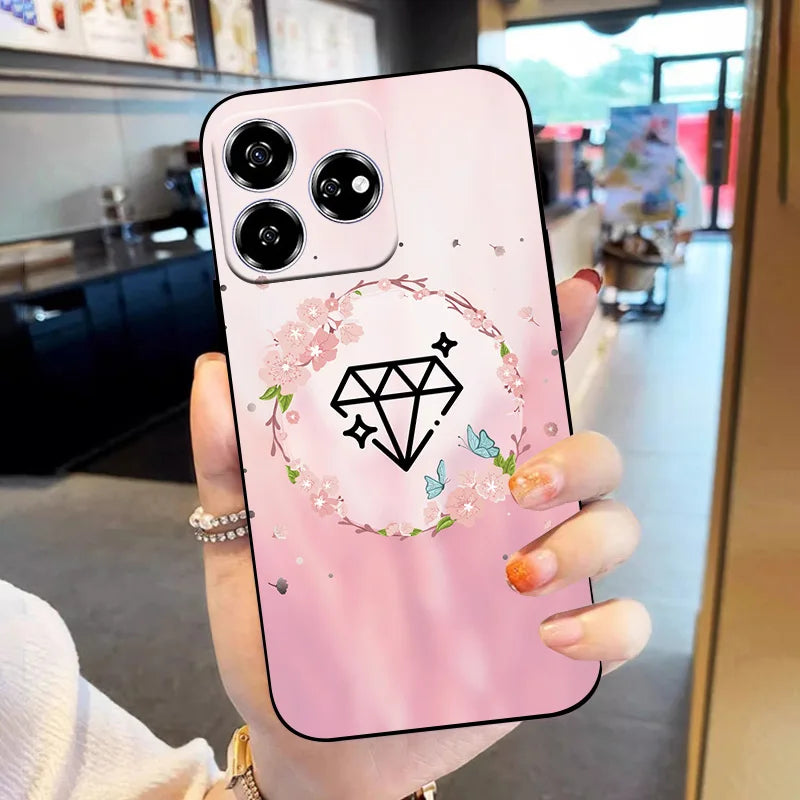 For ZTE Blade V60 Phone Case Axon60 Fashion Back Cover For ZTE Nubia V60 Soft Silicone TPU Case Axon 60 Z2356 Shockproof Capa