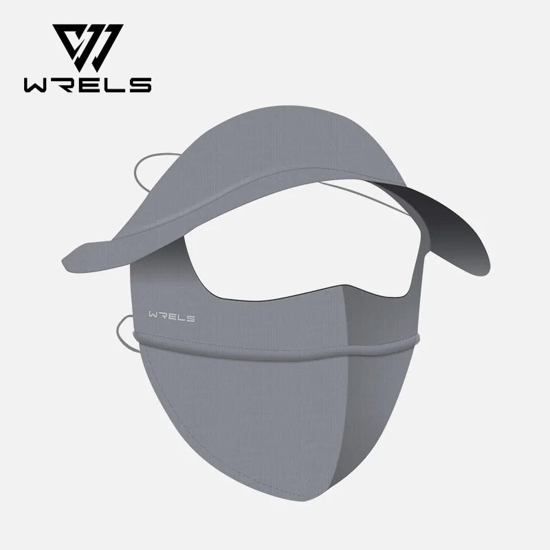 WRELS UV Protection Face Mask Reusable Breathable UPF 50+ Women Summer Face Covering Eye Protection Sunscreen Anti UV Full Mask