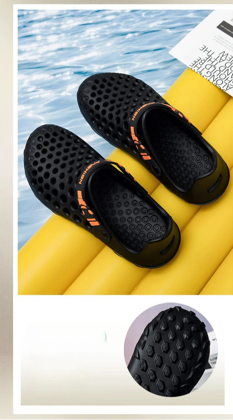 Mens Summer Sandals Comfortable Soft Slippers Breathable Lightweight Outdoor Casual Shoes for Men