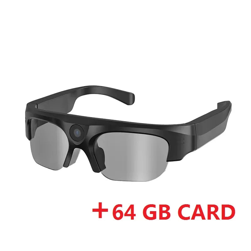 Mini Camera 2K HD 4K Photo Action Camera Music Sunglasses Smart Video Recording Glasses Outdoor Sports With Bluetooch Speaker