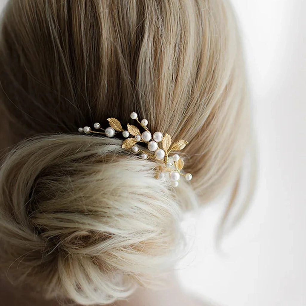 Wedding Hairpins U Shape Pearl Hair Clips Accessories for Women Head Ornaments Jewelry Bridal Headpiece Hairstyle Design Tools